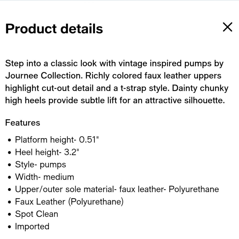 Journee Collection Red Heels - Picture 4 of 4
